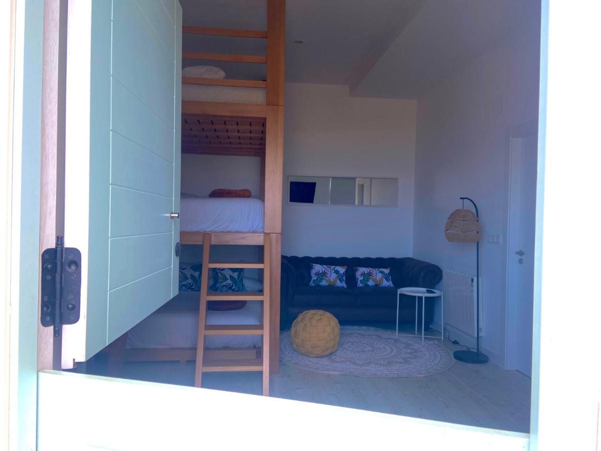 Precioso Loft En Caion Rocha, Sobre La Arena Y El Mar Apartment Cayon Bagian luar foto